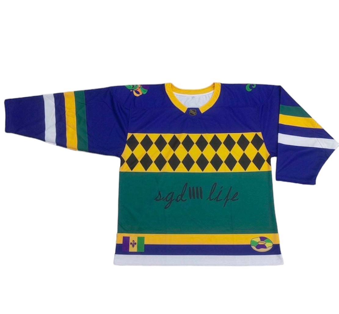 SGD Mardi Gras Edition Hockey Jersey