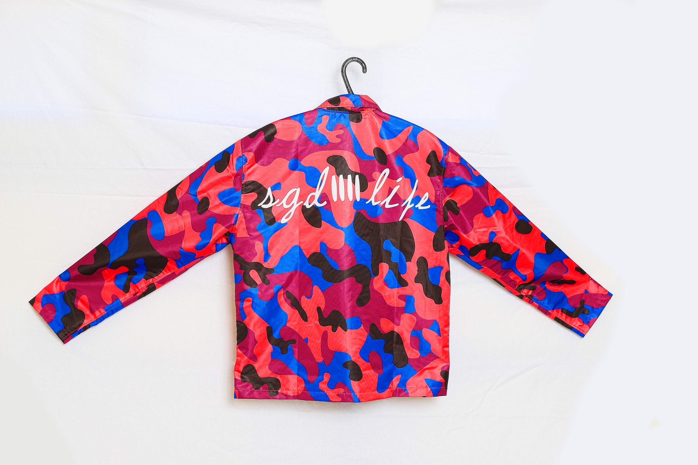 SGD Purple and Pink Camo Windbreaker