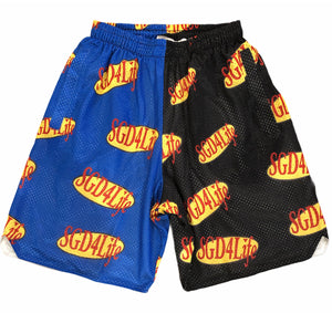 SGD4Life Seinfeld Half & Half Basketball Shorts